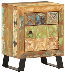 vidaXL Κομοδίνο 40 x 30 x 50 εκ. από Μασίφ Ανακυκλωμένο Ξύλο