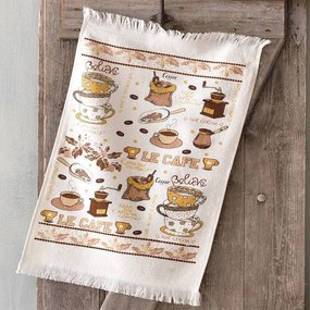 Ποτηρόπανο Believe Brown Ρυθμός 40x60cm 100% Cotton