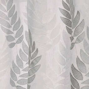 Κουρτίνα (270x280) Με Τρέσα Whitegg K0170 Λευκό,Γκρι