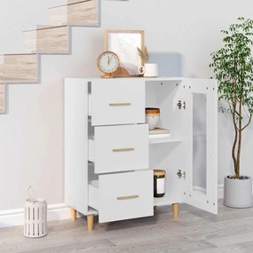 vidaXL Ντουλάπι Λευκό 69,5 x 34 x 90 εκ. από Επεξεργασμένο Ξύλο