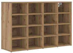 vidaXL Παπουτσοθήκη artisan δρυς 103 x 30 x 67 εκ. Επεξεργασμένο ξύλο