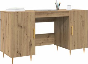 vidaXL Γραφείο artisan δρυς Επεξεργασμένο ξύλο 140 x 50 x 75 εκ.