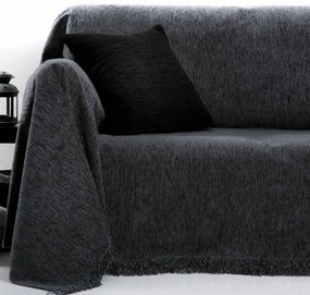 Ριχτάρι Ζακάρ Σενίλ 1300  Dark Grey Anna Riska Πολυθρόνα 180x150cm 100% Βαμβάκι