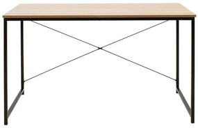 Γραφείο εργασίας Ramon φυσικό-μαύρο 120x60,5x70εκ 120x60.5x70 εκ.