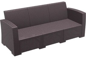 SIESTA MONACO BROWN 3ΘΕΣΙΟΣ ΚΑΝΑΠΕΣ ΠΟΛ/ΝΙΟΥ 198X79X79εκ.53.0142