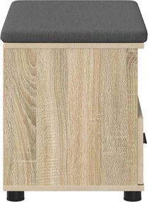 vidaXL Παγκάκι Χαλωρίου Δρύς Sonoma 60 x 38 x 46 εκ