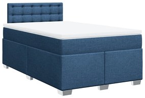 ΚΡΕΒΑΤΙ BOXSPRING ΜΕ ΣΤΡΩΜΑ ΜΠΛΕ 120X200 ΕΚ. ΥΦΑΣΜΑΤΙΝΟ 3288175