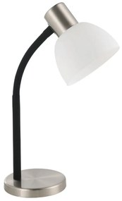 Φωτιστικό Γραφείου Macere 901061 22x12x34cm 1xE14 Nickel-White Eglo