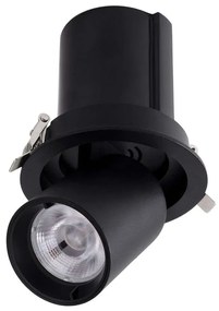 Φωτιστικό Οροφής - Σποτ Χωνευτό Virgo-M 60309 12W Led Φ11x11,5cm Black GloboStar