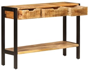 vidaXL Μπουφές με 3 Συρτάρια 110 x 35 x 75 εκ. από Μασίφ Ξύλο Μάνγκο