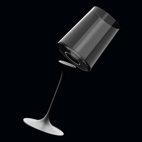 Σετ 2 κρυστάλλινων ποτηριών σαμπάνιας Trebonn SplitGlass 2025130, 320 ml, Ø7.8x12.5 cm, Modular system, Μαύρο