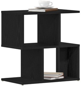 vidaXL Κομοδίνο 2 τμχ Μαύρο Δρυς 50x30x51,5 εκ Τεχνητό Ξύλο