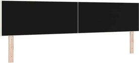 vidaXL LED κεφαλάρι με κεφαλάρι Κρεμ 200 cm Υφασμάτινο Κορντουρά