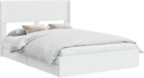 vidaXL Καλάθι με αποθήκη και κεφαλάρι Λευκό 140 x 190 cm