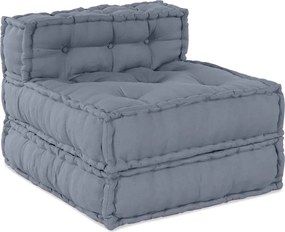 vidaXL Μονάδα Μοντέρνου Καναπέ 4 pcs Γκρι Ύφασμα