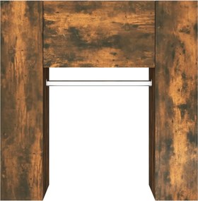 vidaXL Ντουλάπι Διαδρόμου Καπνιστή Δρυς 97,5x37x99 εκ. Επεξεργ. Ξύλο
