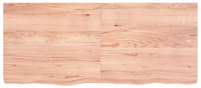 vidaXL Πάγκος Μπάνιου Αν. Καφέ 140x60x(2-6) εκ. Επεξεργ. Μασίφ Ξύλο