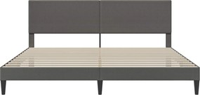 vidaXL Σκελετός Κρεβατιού Σκούρο Γκρι 200 x 200 cm