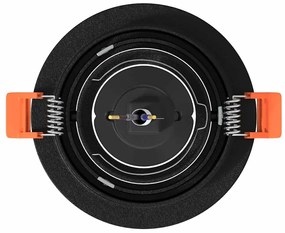 vidaXL Spotlights με προβολείς 12 pcs Μαύρο 9 x 9 x cm Αλουμίνιο