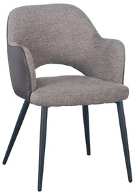 Liberta ASCOT ΚΑΡΕΚΛΑ ΚΑΦΕ ΣΚΟΥΡΟ 60x63,5xH79cm 60x63,5xH79cm 03-1064