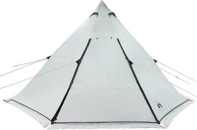vidaXL Σκηνή Οικογενειακή Tipi 8 Ατ. Αδιάβροχη Λευκή Ύφασμα Συσκότισης