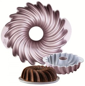 Φόρμα ψησίματος Dr.Oetker Creative Sun 2555, 24 cm, Στρογγυλό, Χυτό αλουμίνιο, Ροζ χρυσό