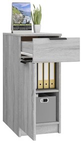 vidaXL Ντουλάπι Γραφείου Γκρι sonoma 33,5x50x75 εκ. Επεξεργ. Ξύλο