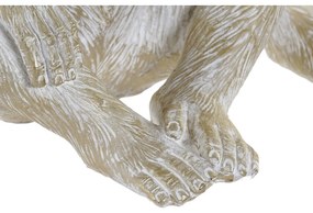 Διακοσμητική Φιγούρα Home ESPRIT Χρυσό Μαϊμού Τροπικό 21 x 17 x 25 cm (3 Μονάδες)