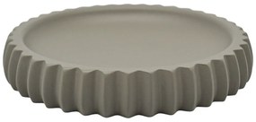 Σαπουνοθήκη Ριγέ Taupe Polyester 11.1x11.1x2cm ANKOR