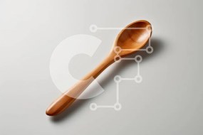 Σετ των 2 Intra Συλλεκτικό Ξύλινο Παζλ Plywood 4mm - Απλό και κομψό ξύλινο κουτάλι σε λευκή επιφάνεια Σε Ξύλινο Κουτί - Διαστάσεις: 10x10 cm – 25 κομμάτια