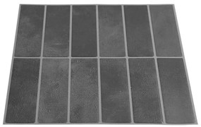 vidaXL Ορθογώνιο Πλακάκι 10 pcs Γκρι 29 x 23 x 0,08 εκ