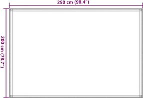 vidaXL Χαλί Σκηνής Ανθρακί 250 x 200 εκ.