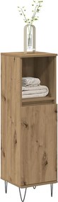 vidaXL Ντουλάπι μπάνιου Δρυς τεχνίτης 30x30x100 cm Κατασκευασμένο ξύλο