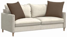 vidaXL Μαξιλάρι Καναπέ 2 pcs Καφέ 60 x 60 cm ύφασμα