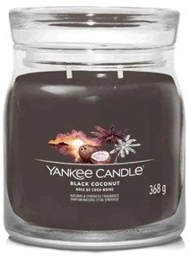 Αρωματικό Κερί Black Coconut Medium 1701382E Black Yankee Candle Κερί,Γυαλί