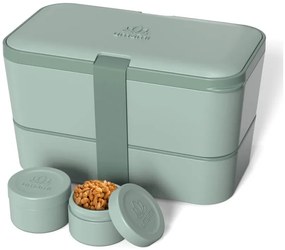 Δοχείο Φαγητού Lunch Box - Original Bento Box Premium Nestable Umami - Slate Green - Κατάλληλο για Φούρνο Μικροκυμάτων