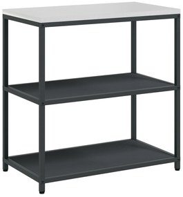 vidaXL Σετ Αποθήκευσης Κουζίνας 2 pcs Ανθρακί 150 x 50 x 92 εκ.