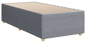 ΚΡΕΒΑΤΙ BOXSPRING ΜΕ ΣΤΡΩΜΑ ΑΝΟΙΧΤΟ ΓΚΡΙ 90X200 ΕΚ. ΥΦΑΣΜΑΤΙΝΟ 3291932