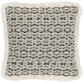 Διακοσμητικό Μαξιλάρι (Με Γέμιση) 90213 Black-White 42Χ42 Polyester,Βαμβάκι