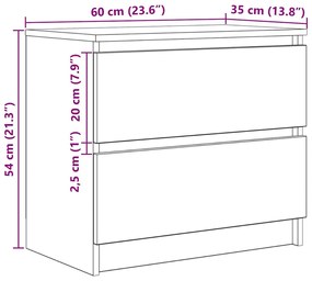 ΝΤΟΥΛΑΠΙ ΤΗΛΕΟΡΑΣΗΣ  ΛΕΥΚΟ 60X35X54 CM ΚΑΤΑΣΚΕΥΑΣΜΕΝΟ ΞΥΛΟ 861778