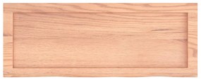 vidaXL Πάγκος Μπάνιου Αν. Καφέ 80x30x(2-4) εκ. Επεξεργ. Μασίφ Ξύλο