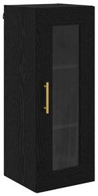 vidaXL Επιτοίχιο ντουλάπι Μαύρη Οξυά 34,5 x 34 x 90 εκ.