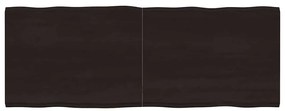 vidaXL Επιφ Τραπεζιού Αν Καφέ 160x60x(2-4)εκ.Ακατέργ. Μασίφ Ξύλο Δρυός