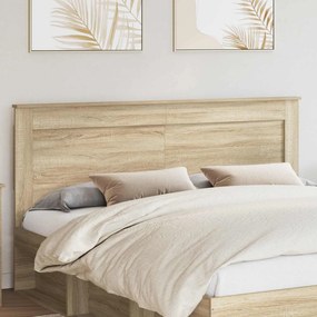 vidaXL Κεφαλάρι με κεφαλάρι Δρύς Sonoma 180 cm Επεξεργασμένο ξύλο