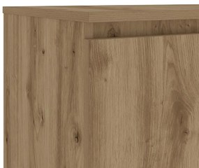 ΝΤΟΥΛΑΠΙ ΤΗΛΕΟΡΑΣΗΣ  ΜΕ ΦΩΤΑ LED ARTISAN OAK ΚΑΤΑΣΚΕΥΑΣΜΕΝΟ ΞΥΛΟ 856350