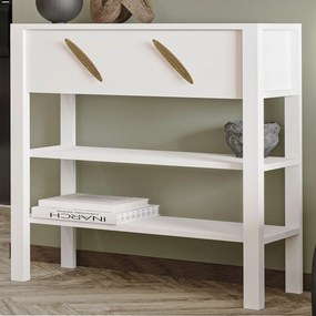 Συρταριέρα Λευκό EFIR 90x30x85