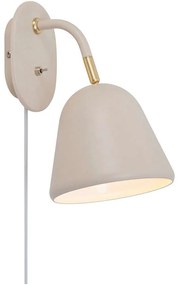 Φωτιστικό Τοίχου Fleur 2112101001 21,2x26,4cm 1xE14 15W Beige Nordlux Metal