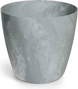 Γλάστρα - κασπώ Beton effect γκρι Y14,5xΦ15,8εκ.