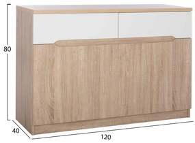 ΜΠΟΥΦΕΣ JOLENE HM2234.02 2 ΣΥΡΤΑΡΙΑ &amp; 4 ΠΟΡΤΕΣ SONAMA 120X40X80εκ.
