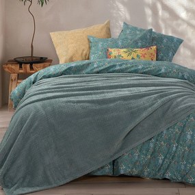 Κουβέρτα Worth Green Nef-Nef Homeware Υπέρδιπλo 220x240cm Πολυέστερ